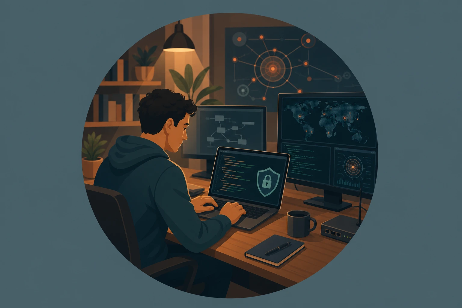 Illustration pour un CV de Pentester