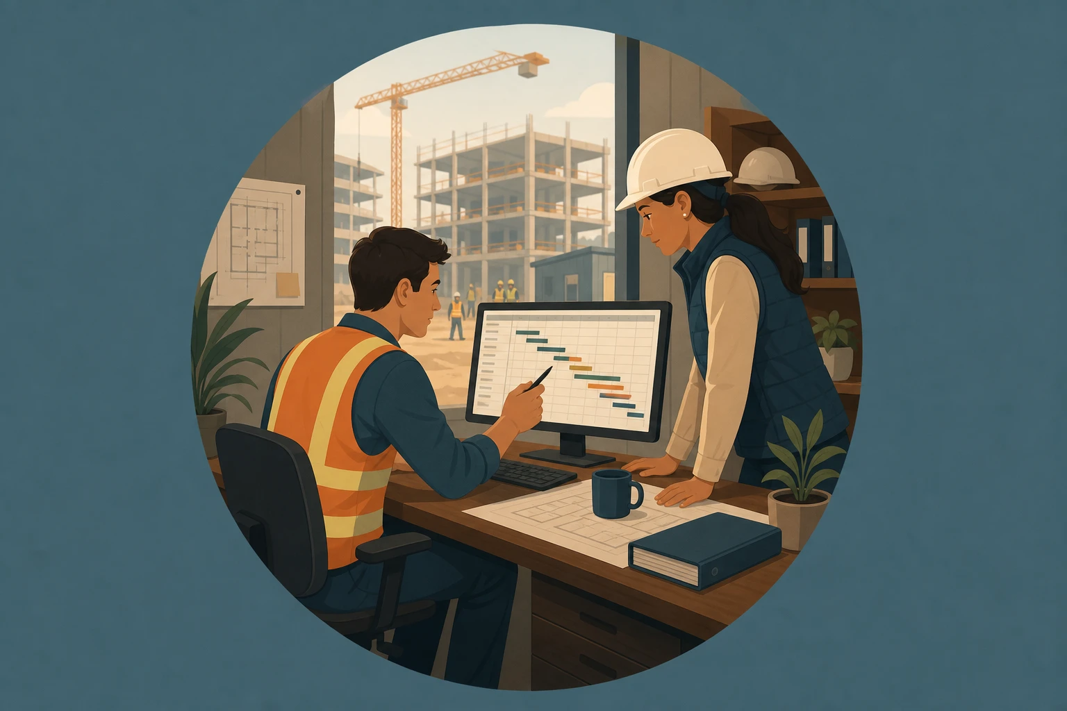 Illustration pour un CV de Pilote OPC