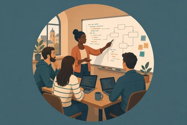 Illustration pour un CV de Technical lead