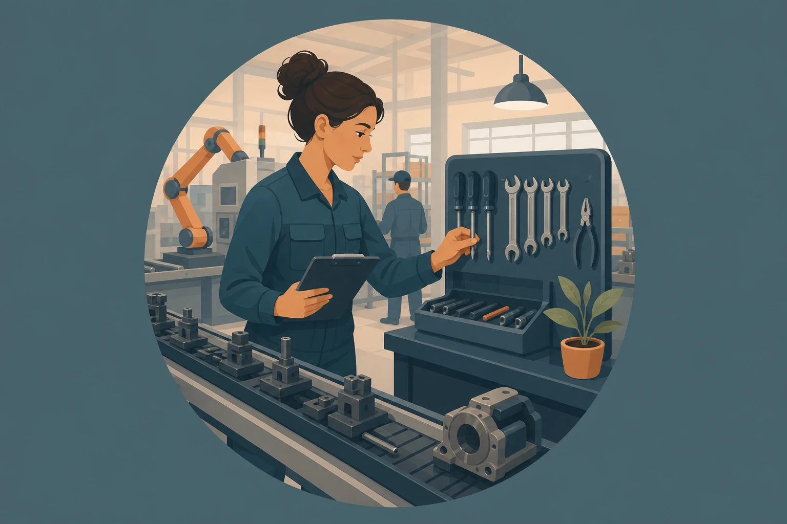 Illustration pour un CV de Technicien méthodes