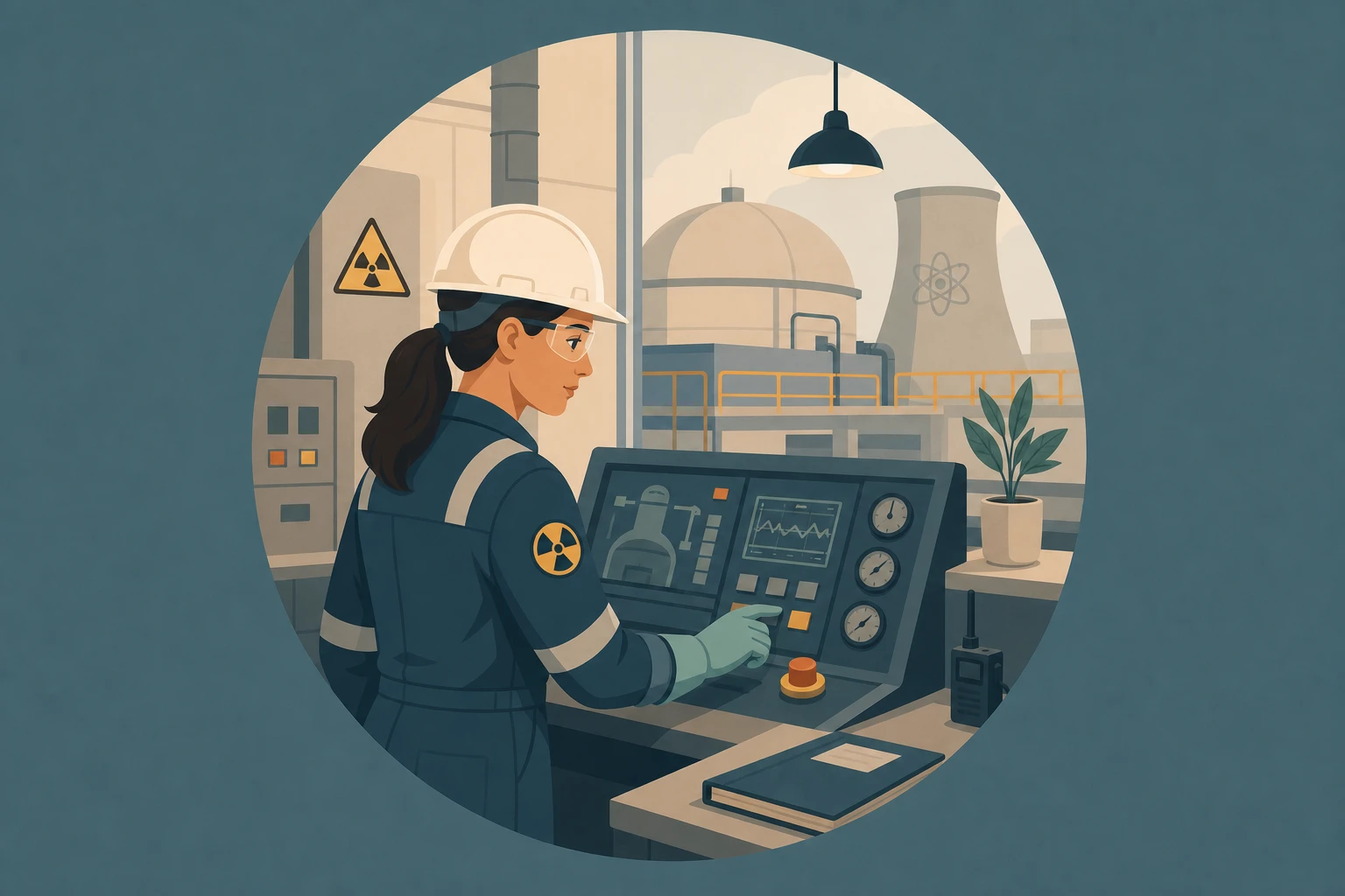 Illustration pour un CV de Technicien nucléaire