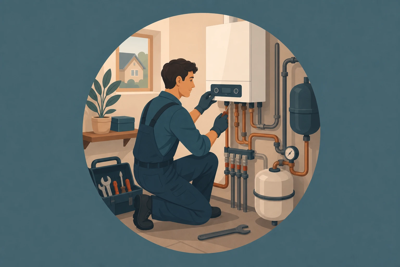 Illustration pour un CV de Thermicien
