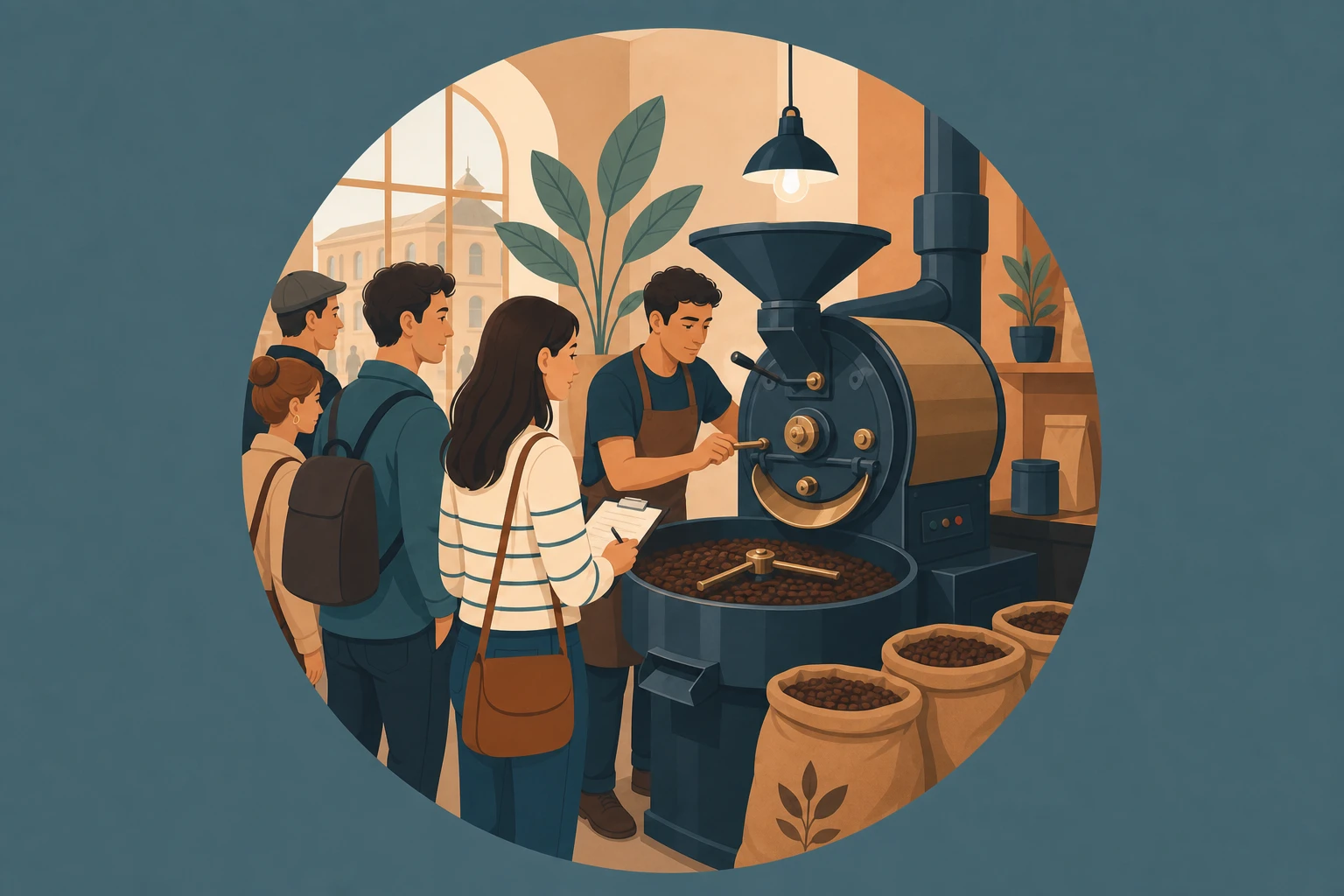 Illustration pour un CV de Torréfacteur