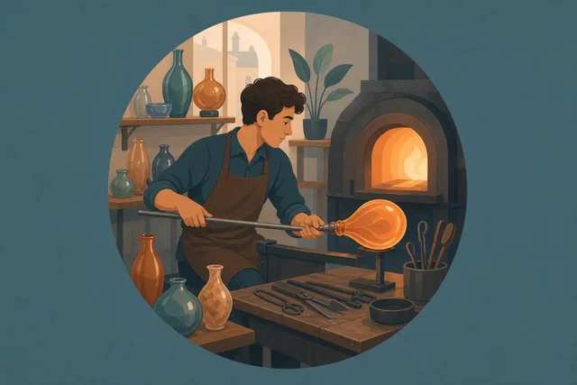 Illustration pour un CV de Verrier