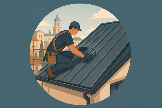 Illustration pour un CV de Zingueur