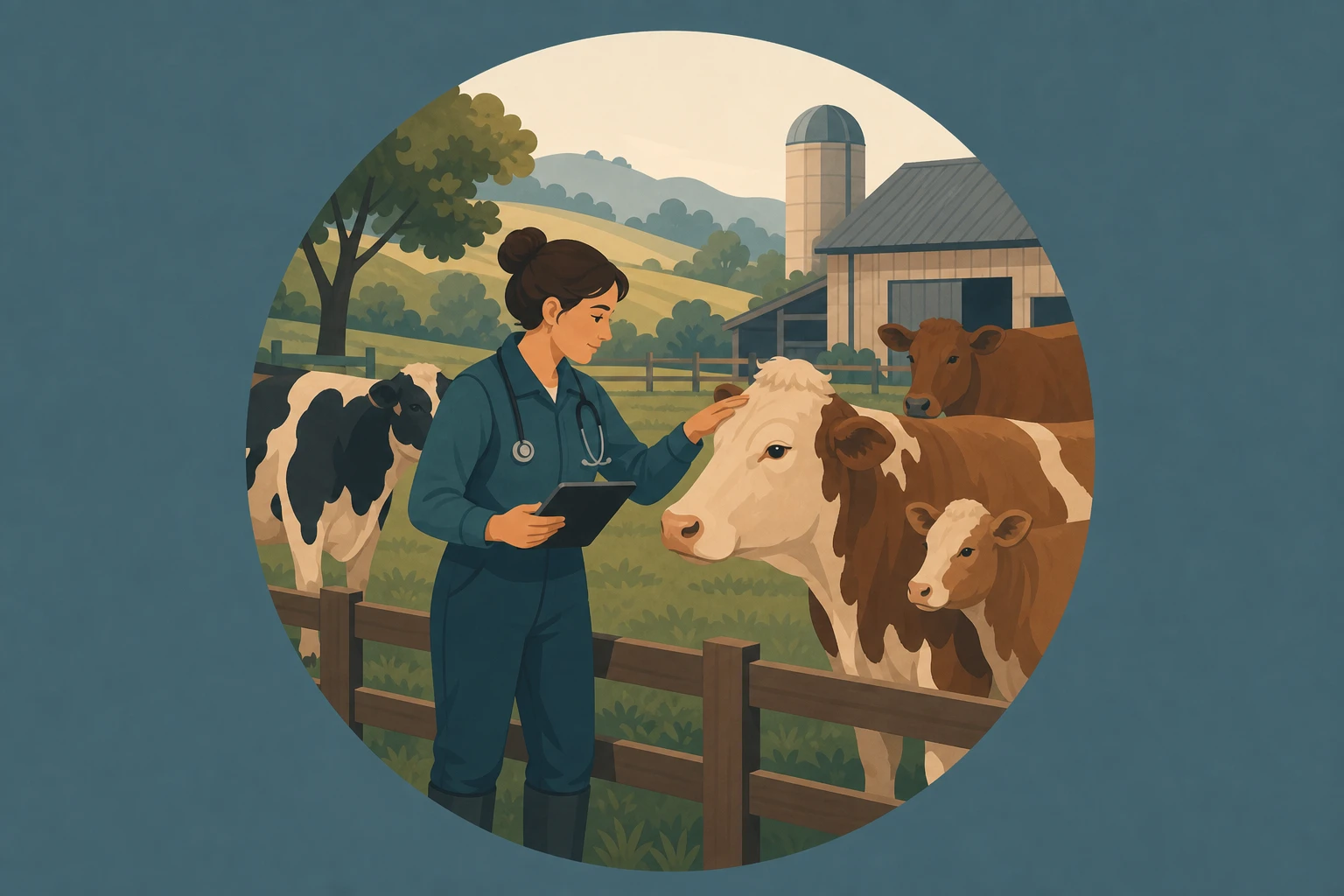 Illustration pour un CV de Zootechnicien