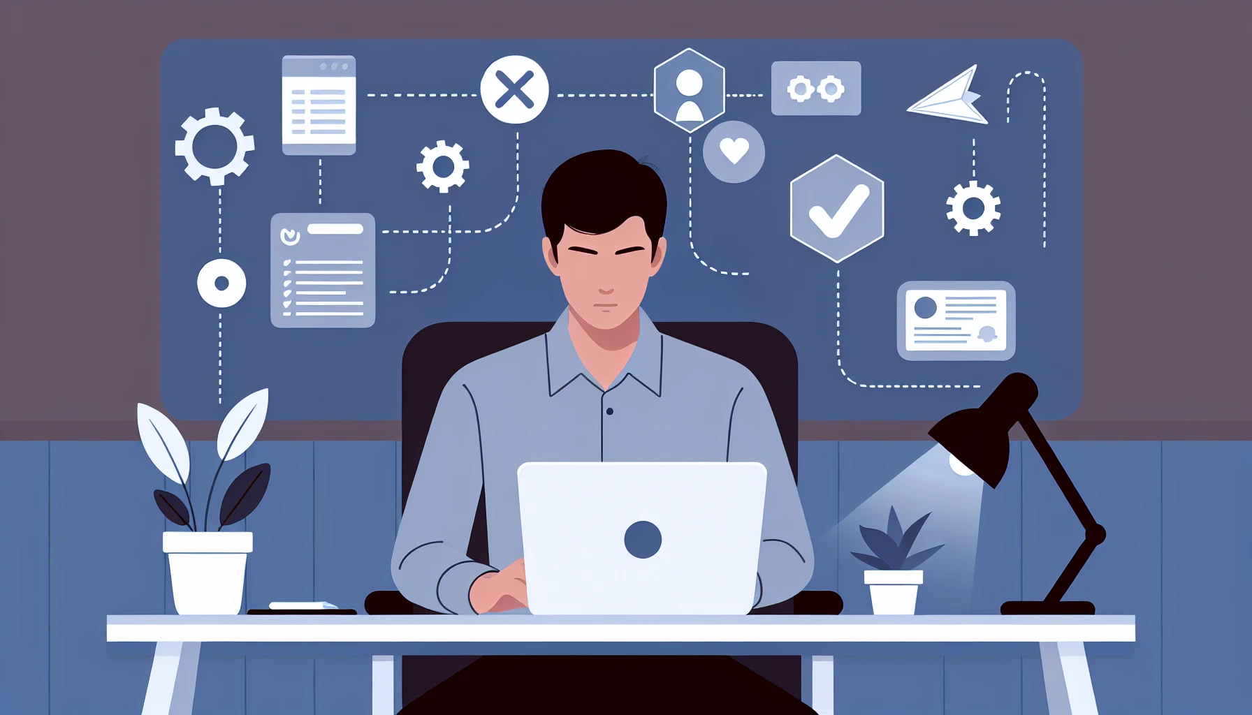 Illustration pour un CV de Product Owner
