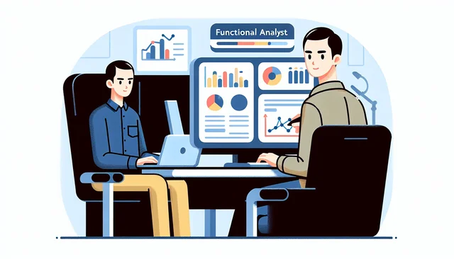 Illustration pour un CV de Analyste fonctionnel