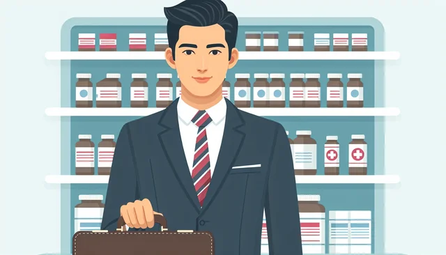 Illustration pour un CV de Visiteur médical