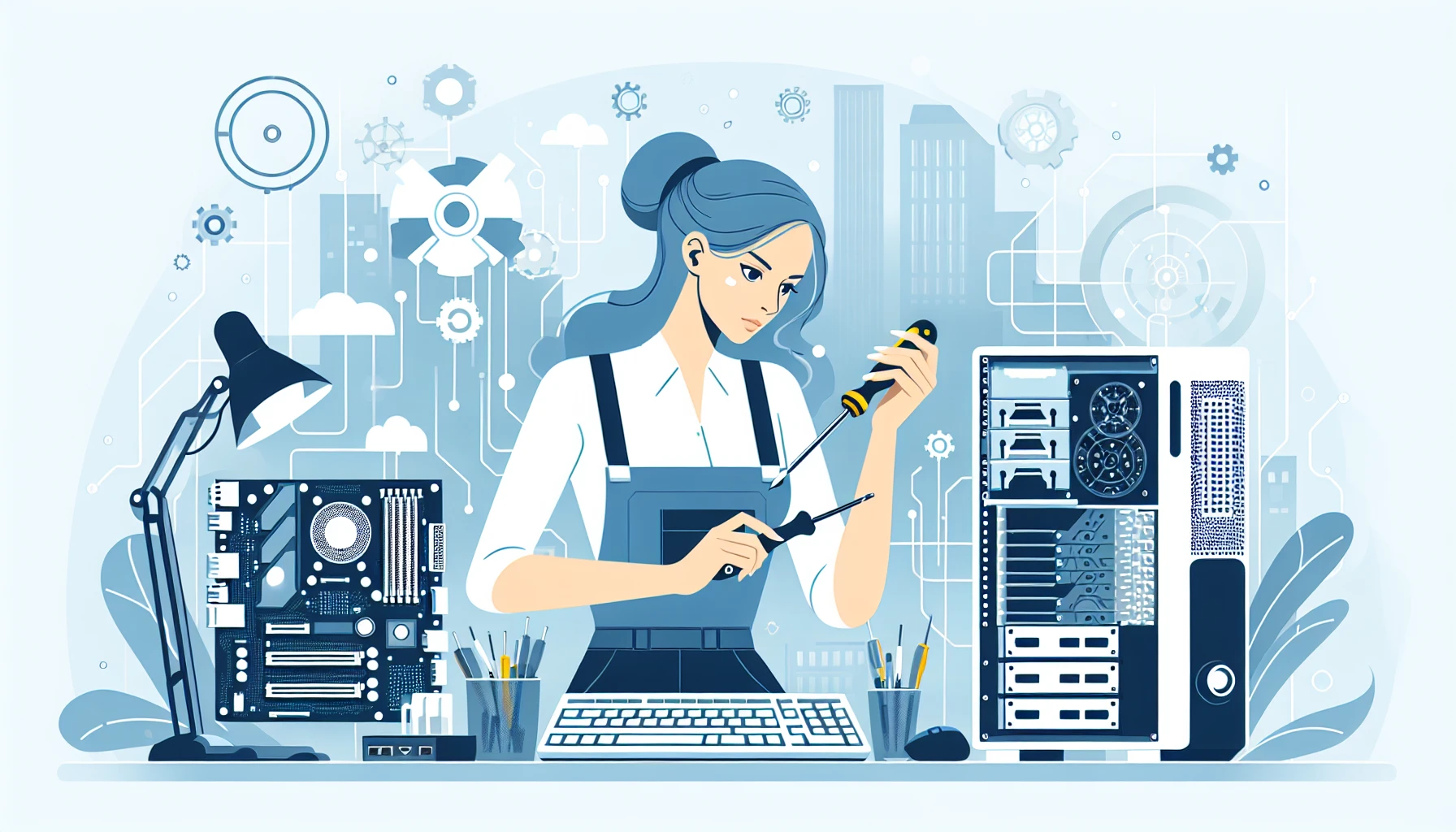 Illustration pour un CV de Technicien de Maintenance Informatique