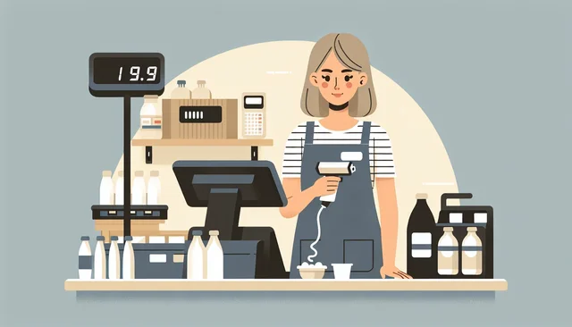 Illustration pour un CV de Chef de caisse
