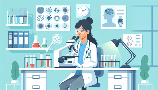 Illustration pour un CV de Biologiste médical
