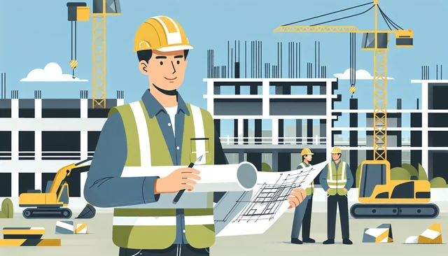 Illustration pour un CV de Chef d’équipe travaux publics