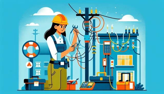 Illustration pour un CV de Technicien télécom