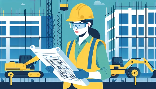 Illustration pour un CV de Ingénieur Travaux