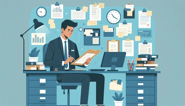 Illustration pour un CV de Assistant de gestion