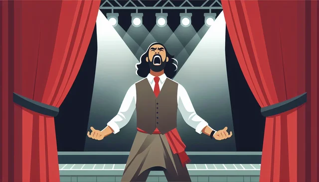Illustration pour un CV de Acteur