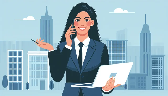 Illustration pour un CV de Attaché commercial