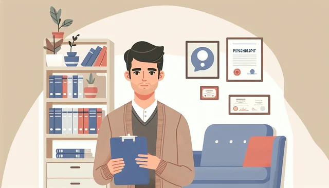 Illustration pour un CV de Psychologue