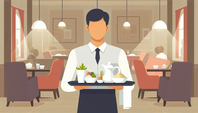 Illustration pour un CV de Serveur