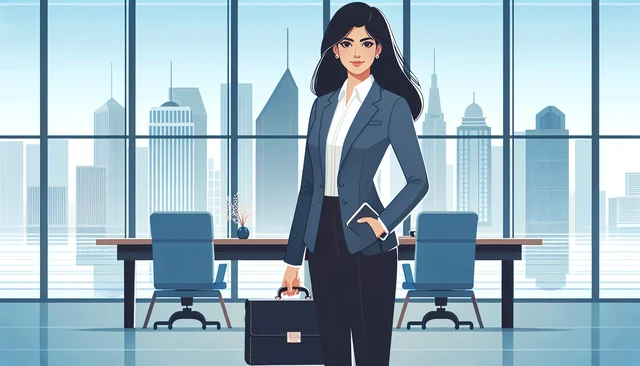 Illustration pour un CV de Chef d’entreprise