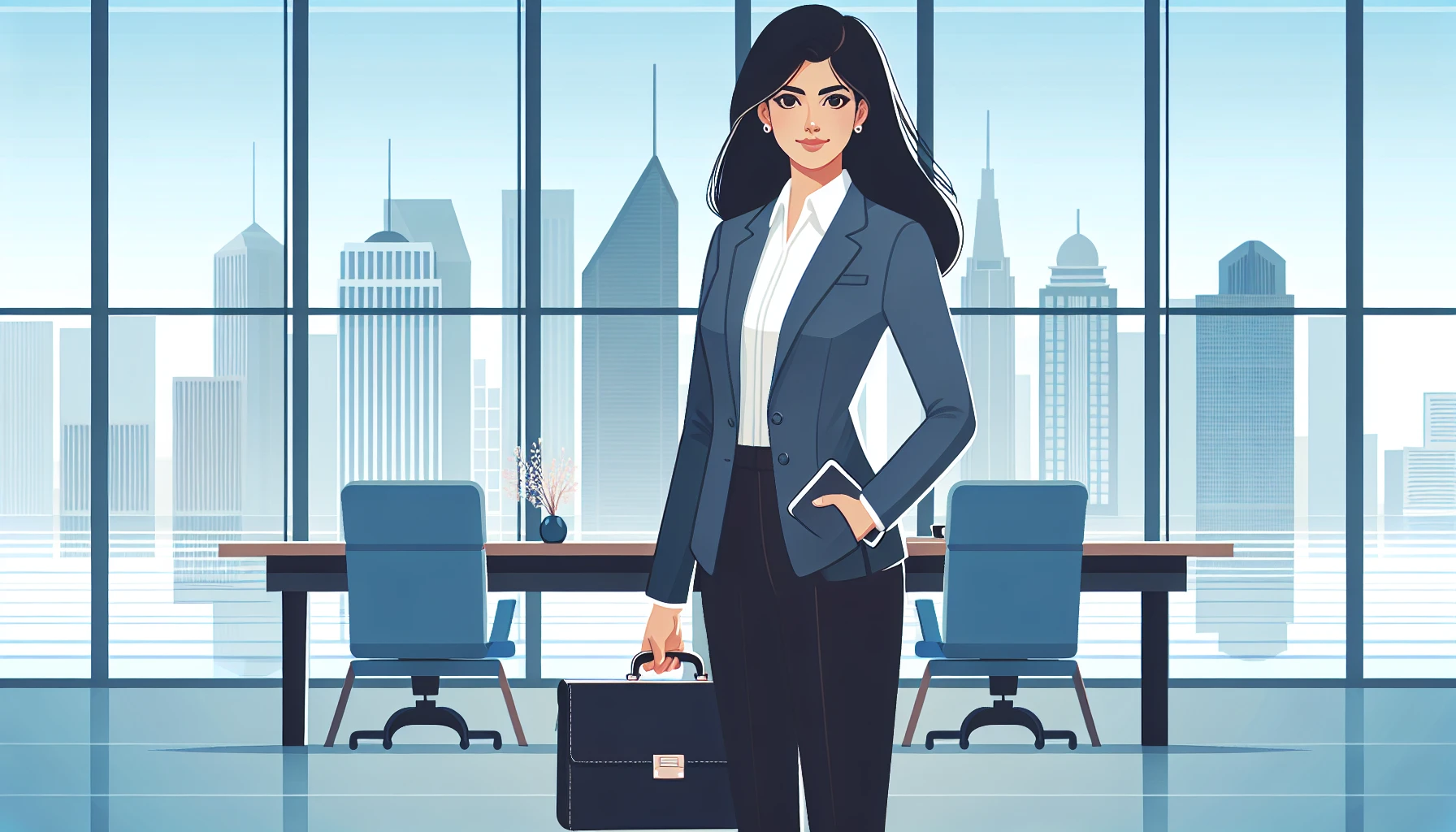 Illustration pour un CV de Chef d’entreprise