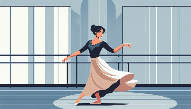 Illustration pour un CV de Professeur de danse
