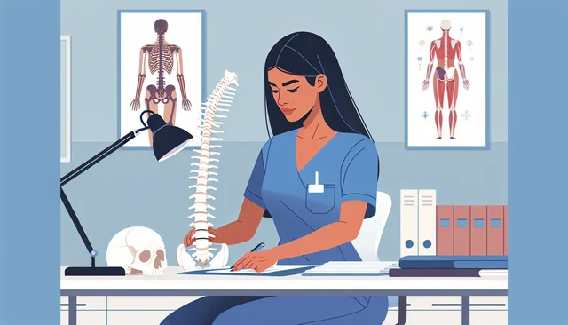 Illustration pour un CV de Ostéopathe