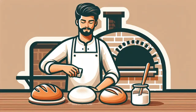 Illustration pour un CV de Boulanger