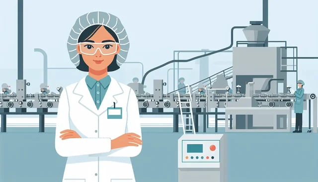 Illustration pour un CV de Responsable production agroalimentaire