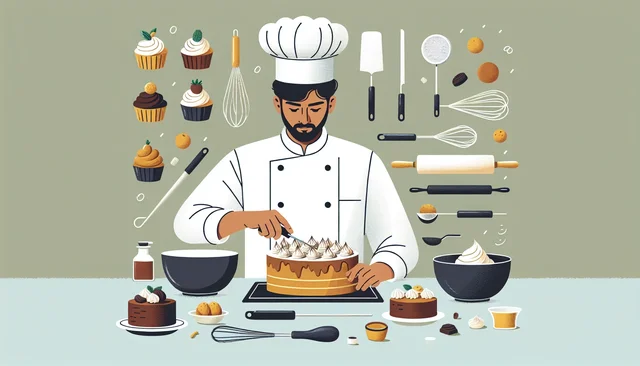 Illustration pour un CV de Pâtissier