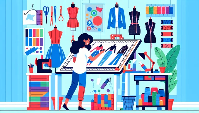 Illustration pour un CV de Styliste