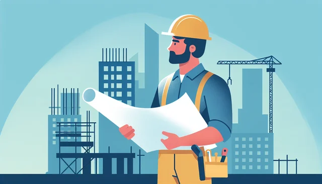 Illustration pour un CV de Conducteur de travaux