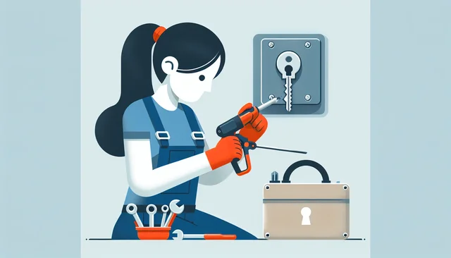 Illustration pour un CV de Serrurier