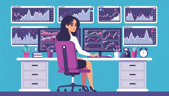 Illustration pour un CV de Courtier