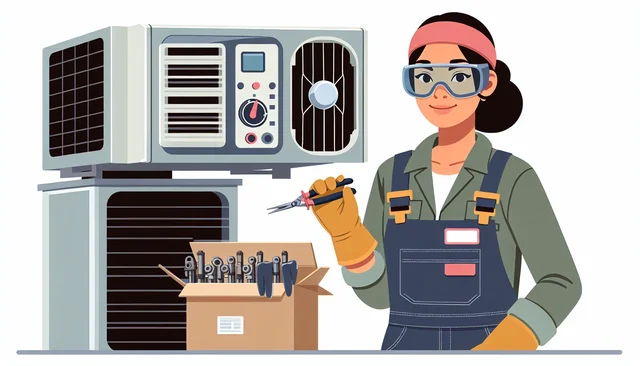 Illustration pour un CV de Chauffagiste
