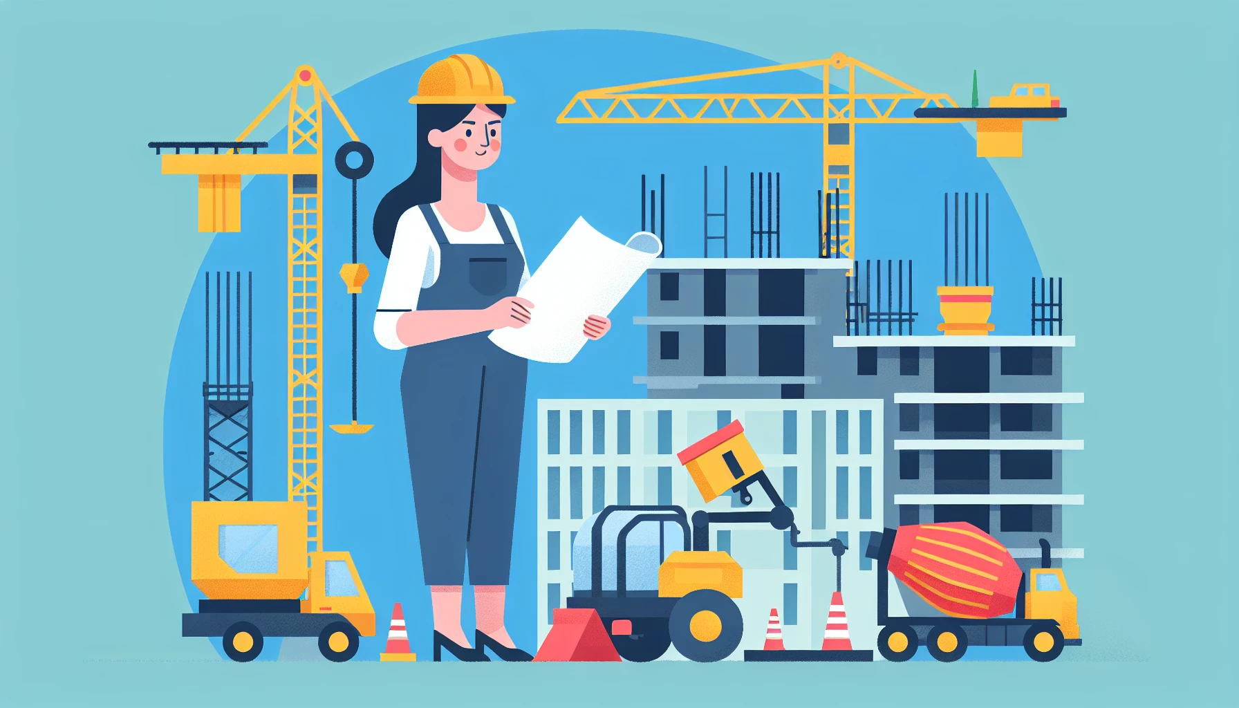 Illustration pour un CV de Conducteur de travaux BTP