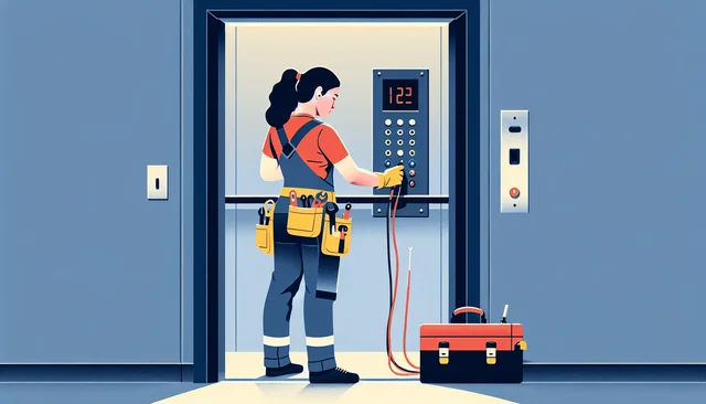 Illustration pour un CV de Ascensoriste