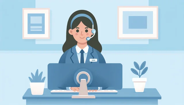 Illustration pour un CV de Guichetier