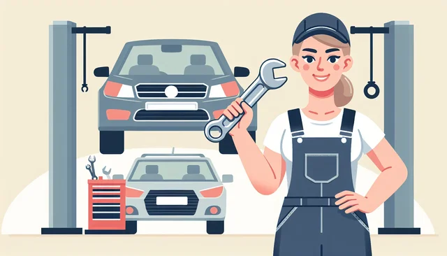 Illustration pour un CV de Mécanicien automobile