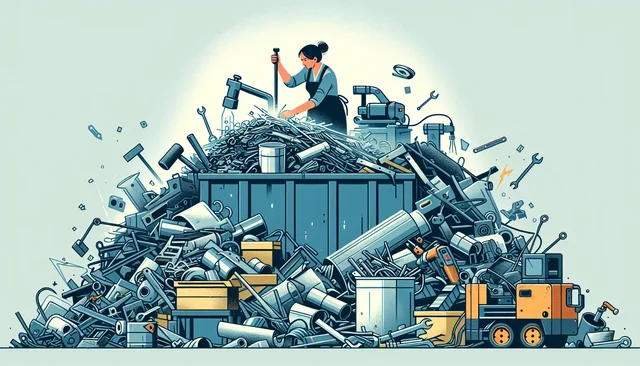 Illustration pour un CV de Ferrailleur