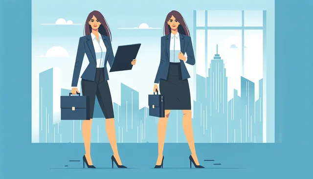 Illustration pour un CV de Commercial
