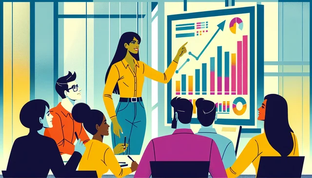 Illustration pour un CV de Responsable Développement Commercial