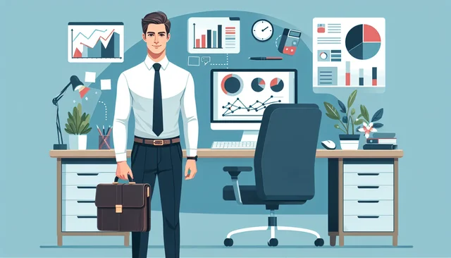 Illustration pour un CV de Consultant en communication