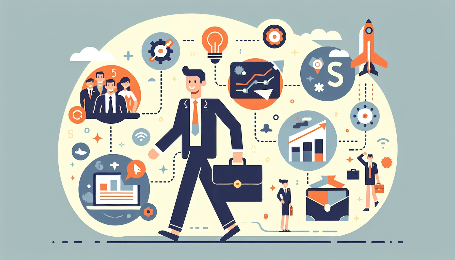 Illustration pour un CV de VRP