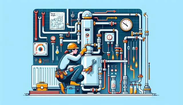 Illustration pour un CV de Installateur Thermique
