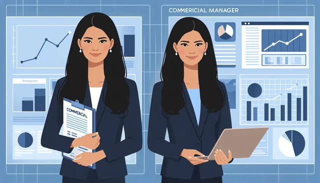 Illustration pour un CV de Responsable commercial