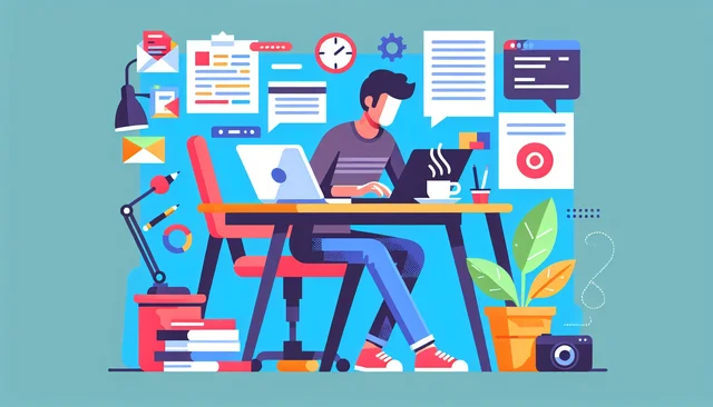 Illustration pour un CV de Pigiste