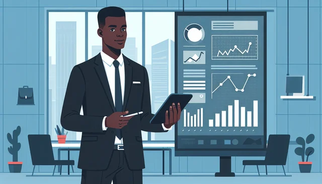 Illustration pour un CV de Conseiller Commercial