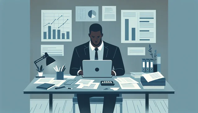Illustration pour un CV de Expert Comptable